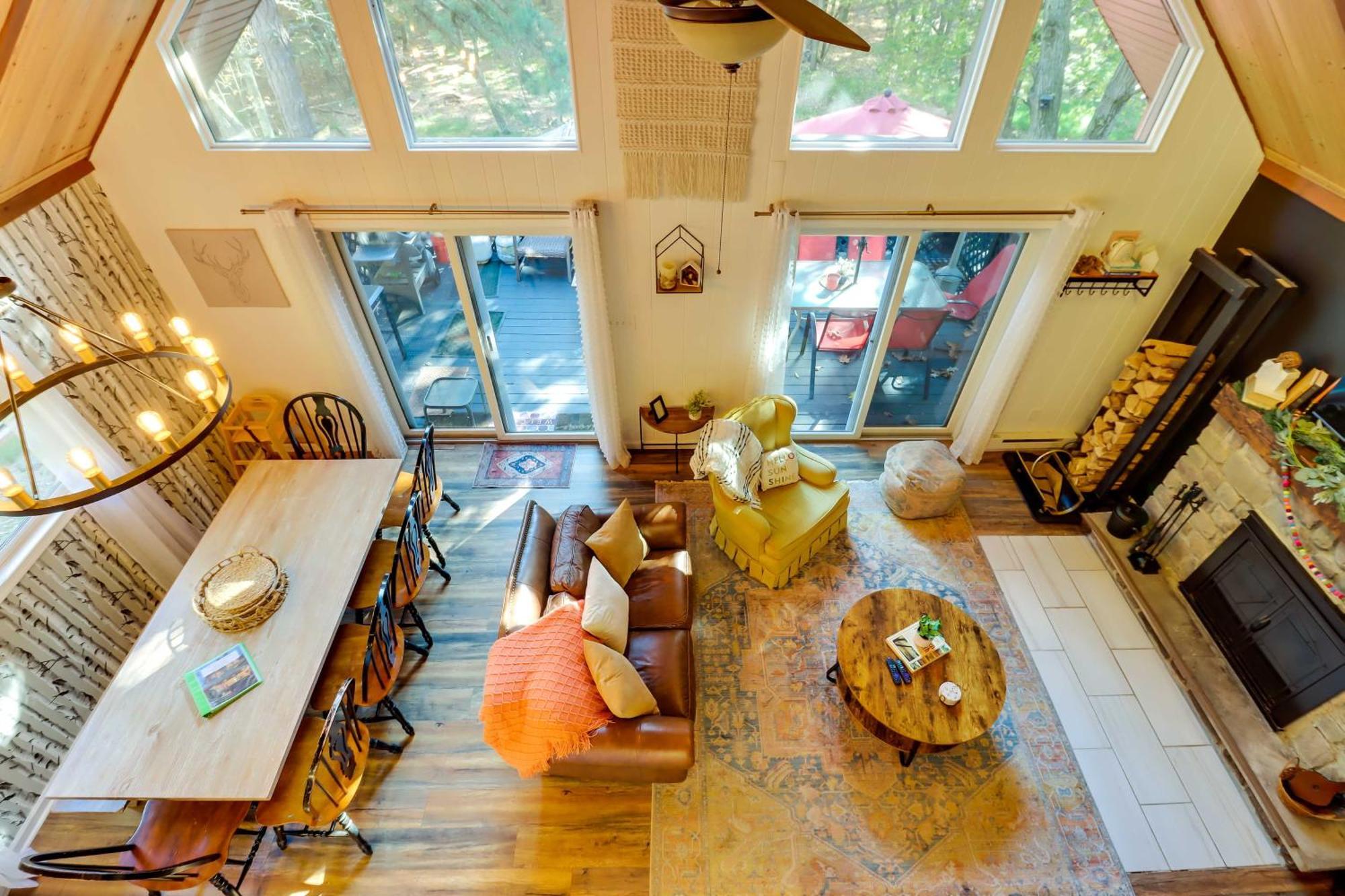 Poconos Ski Retreat With Sauna, Hot Tub, And Game Room Lake Harmony Ngoại thất bức ảnh